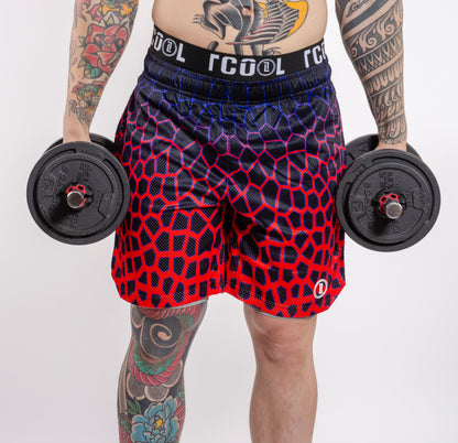 TCOOL MESH - LINEA DRAGON-BLUE/RED