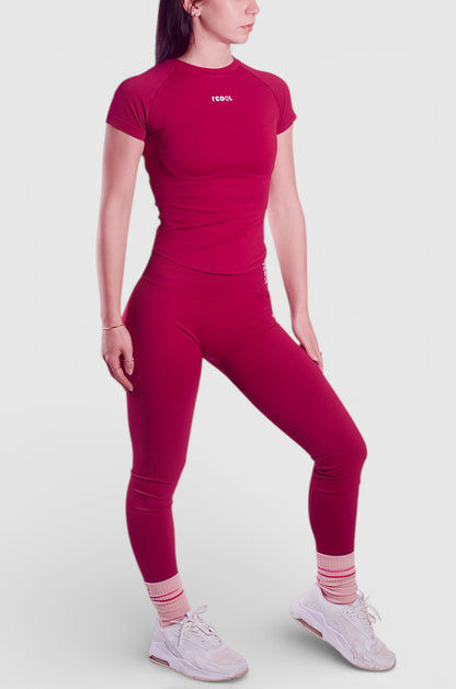 TCOOL STRUCTURE CERRY (LEGGINGS)