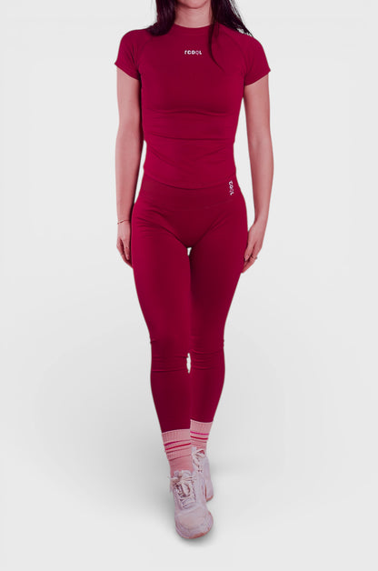 TCOOL STRUCTURE CERRY (LEGGINGS)