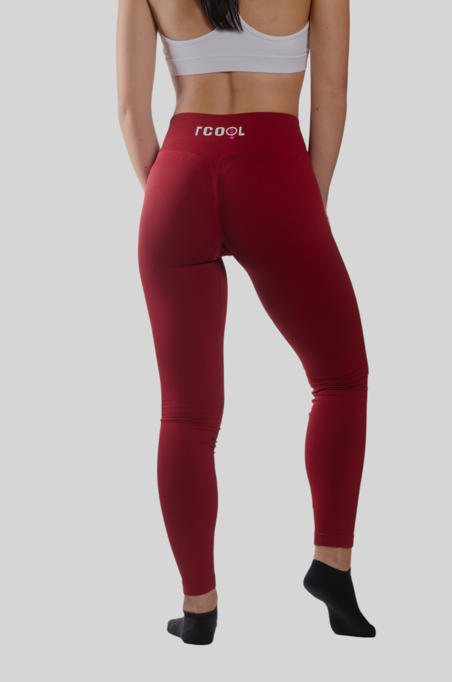 TCOOL INVISIBLE PUSH-UP BLACK-CHERRY (LEGGINGS)