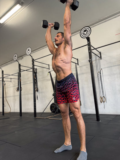 TCOOL MESH - LINEA DRAGON-BLUE/RED